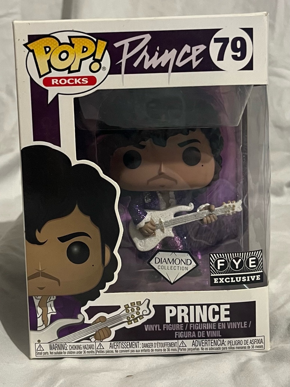 Funko Prince Diamond Collection Purple & White Vinyl Figure